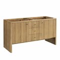 James Martin Vanities Hudson 60in Double Vanity Cabinet, Light Natural Oak 435-V60D-LNO